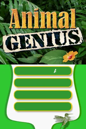 Animal Genius (USA) screen shot title